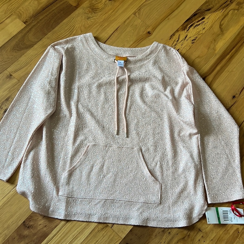Pink shimmery top